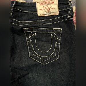 True Religion Skinny Leg Jeans Dark Blue - Women's Size 30